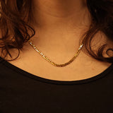 Figaro-Panzerkette aus Gold