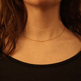 Feine Ankerkette aus Gold