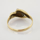 Zeitloser Statement-Ring aus Gold mit Diamant und Rubin