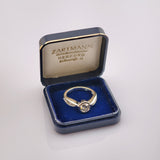 Solitärring aus Weißgold mit Diamant (1,25 ct)