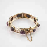 Elegantes Schmuckset aus Gold mit Amethysten