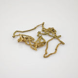 Klassische Flachpanzerkette aus Gold