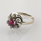 Eleganter Weißgold-Ring mit 1,5 ct Turmalin