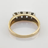 Klassischer Memoire-Ring aus Gold mit 0,76 ct Diamanten