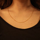 Flachpanzerkette aus Gold