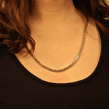 Elegante Königskette aus Silber