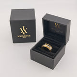 Exklusiver Bandring aus Gold mit Diamanten