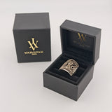 Vintage Silber-Ring mit filigraner Ornamentik