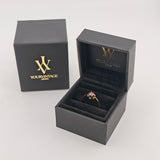 Klassischer Goldring mit Topas