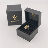 Vintage Silberring mit Citrin aus den 1920er Jahren