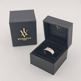 Klassischer Silberring mit Diamant – Eleganz in moderner Schlichtheit