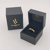 Antiker Goldring mit Rubin und Diamanaten