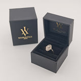Antiker Jugendstilring mit Diamantbesatz