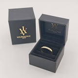 Ring aus Gold mit 5 Diamanten