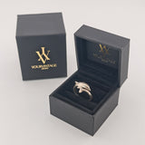 Silber Ring mit Delfin