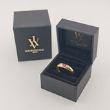 Ring aus Gold mit Rubin