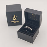 Markanter Silberring mit Diamanten