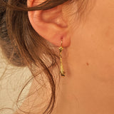 Art Déco Ohrhänger aus Gold – elegante Tropfenform