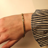 Plattenarmband aus Gold