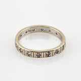 Weißgold Memory Ring mit 16 Diamanten