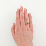 Klassischer Memoire-Ring aus Gold mit 0,76 ct Diamanten