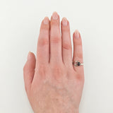 Ring mit Amethyst-Cabochon