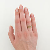 Antiker Goldring mit Rubin und Diamanaten