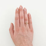 Rosé Étoile – Solitärring aus 585er Roségold mit Diamant 0,10 ct“