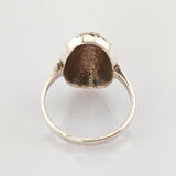 Eleganter Silberring mit Markasiten um 1930