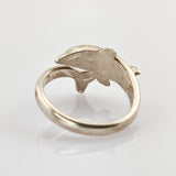 Silber Ring mit Delfin