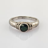 Filigraner Silberring mit Onyx