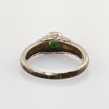 Filigraner Silberring mit Onyx