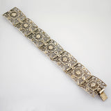 Art-Déco-Armband aus Silber in filigraner Handarbeit