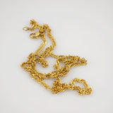 Elegante Singaporekette aus Gold mit Karabinerverschluss