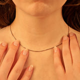 Feine Venezianerkette aus Silber