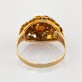 Eleganter Perlenring im Vintage-Stil – Gold