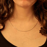 Klassische Silber-Venezianerkette