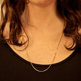 Lange Silber-Venezianerkette