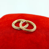 Creolen aus Gelbgold