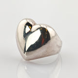 Herzring aus Silber