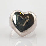 Herzring aus Silber