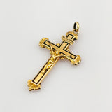 Goldener Kruzifix Anhänger