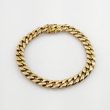 Panzerkette Armband aus Gold