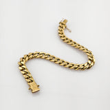 Panzerkette Armband aus Gold