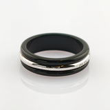 Markanter Silberring mit Diamanten