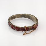 Antiker Granat-Armreif in Tombak, um 1900