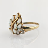 Goldschmuck-Set mit Opalen und Diamanten, um 1970