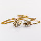 Goldschmuck-Set mit Opalen und Diamanten, um 1970
