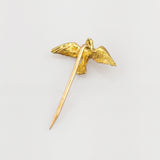 Krawattennadel Gold Schwalbe – Mid-Century Stil