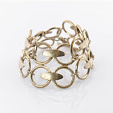 Silber Gliederarmband im Mid-Century-Stil